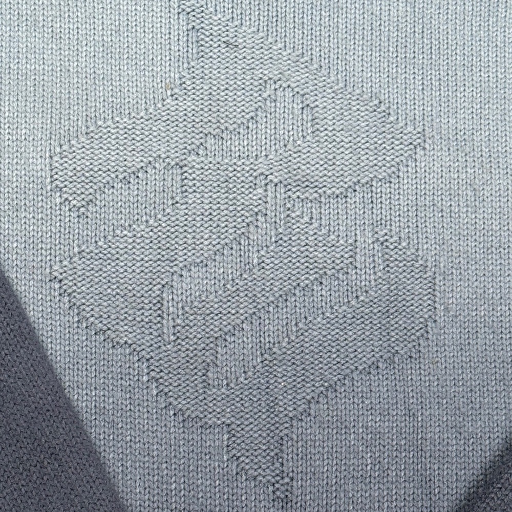 Vintage Rocawear Knit Sweater Blue Gradient Logo Crewneck XL - Picture 4 of 6
